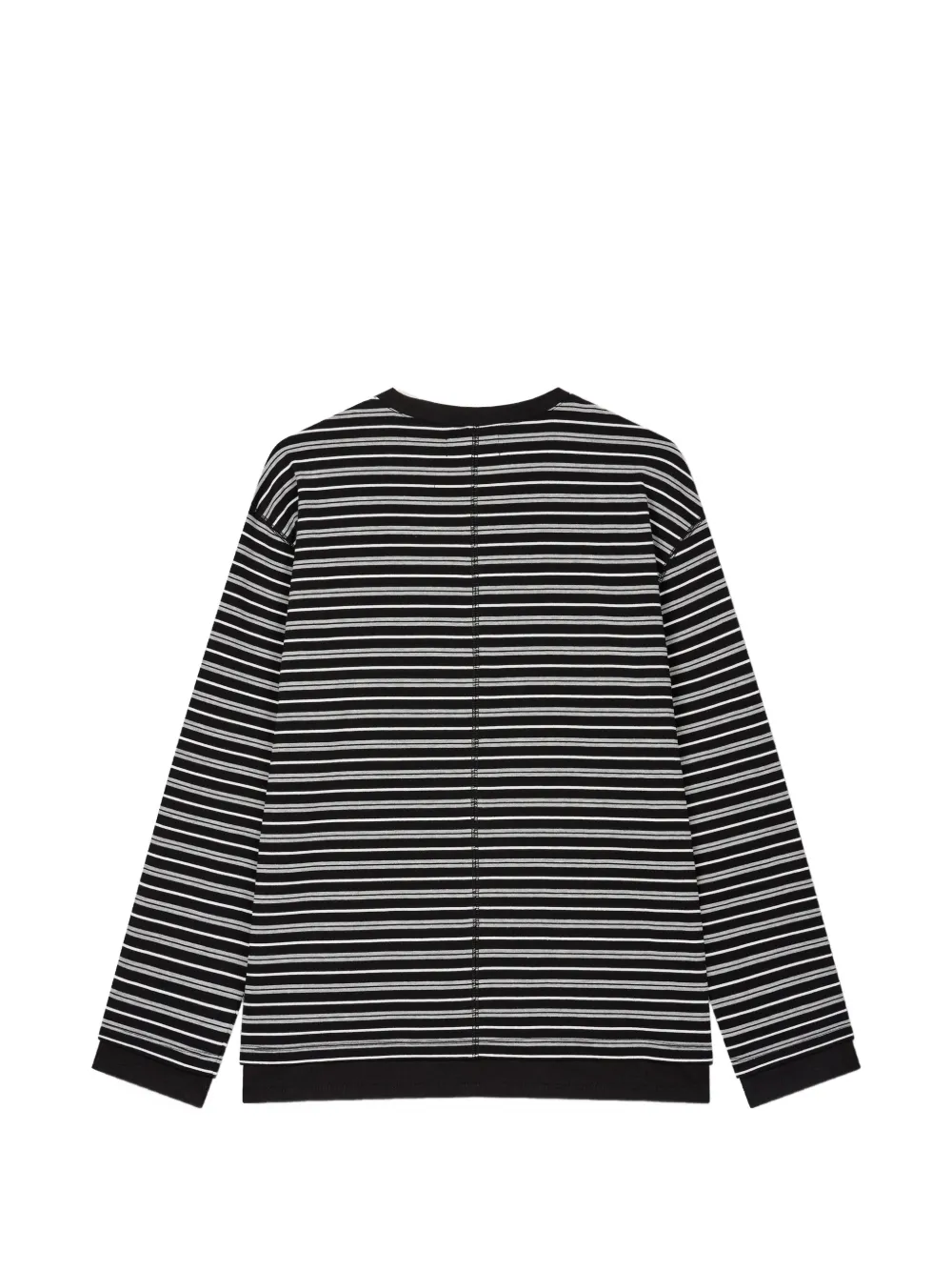 TOMBOY striped long-sleeve T-shirt Zwart