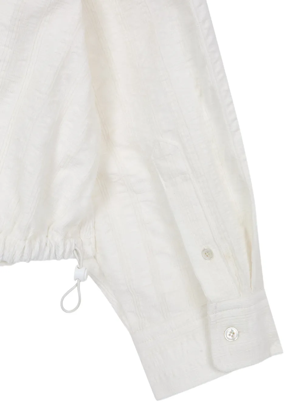 TOMBOY corduroy drawstring shirt Wit