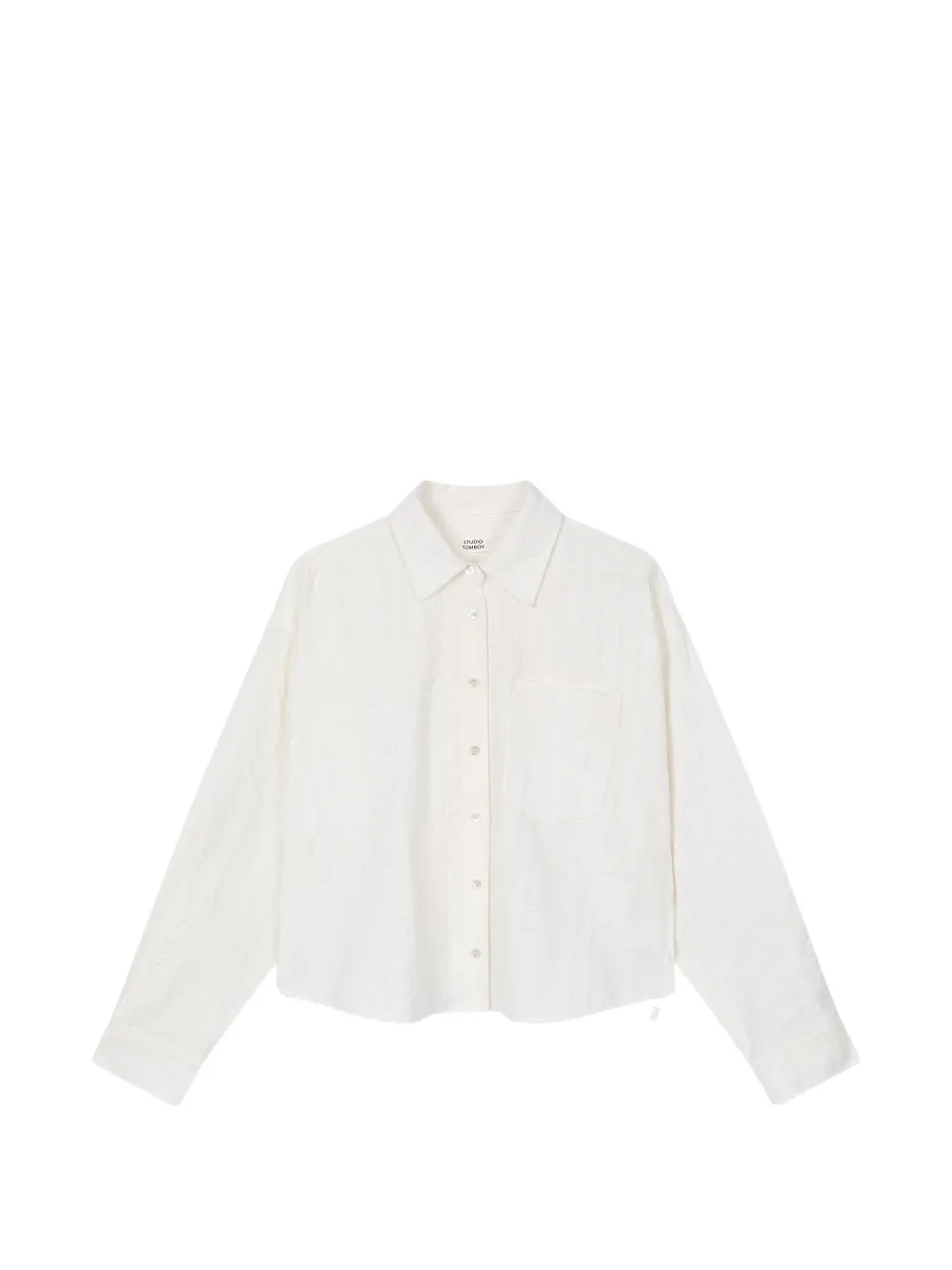TOMBOY corduroy drawstring shirt