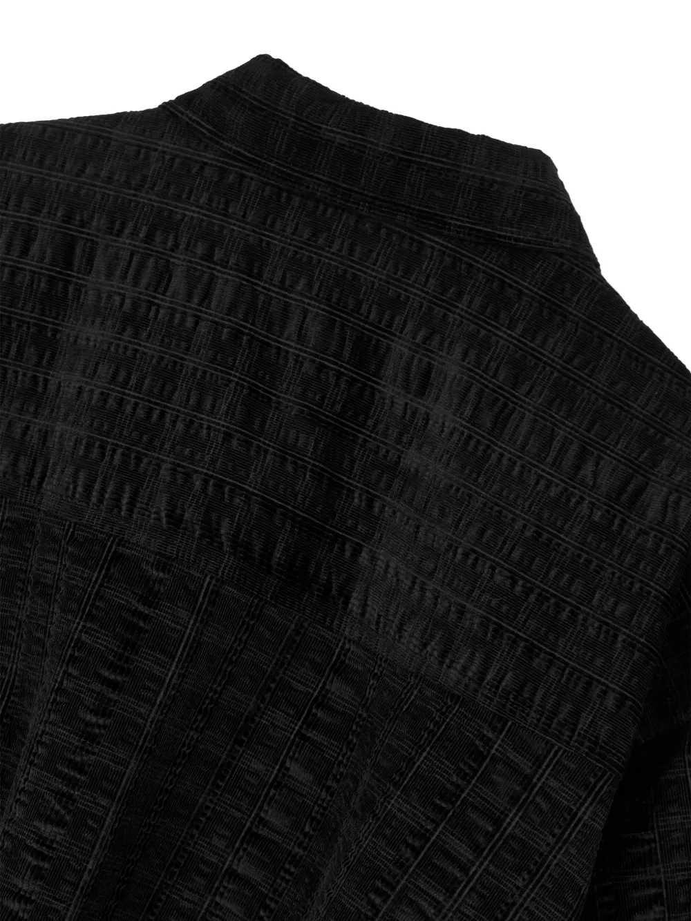 TOMBOY Ribfluwelen blouse met trekkoord Zwart