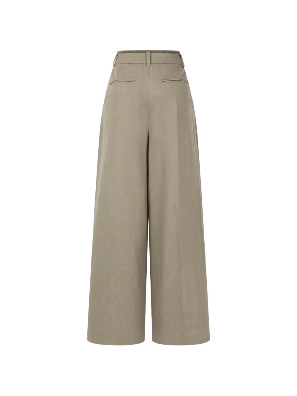 TOMBOY Gesmockte broek met toelopende pijpen Beige