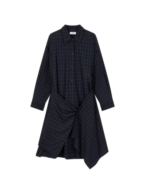 TOMBOY check-pattern wrap dress