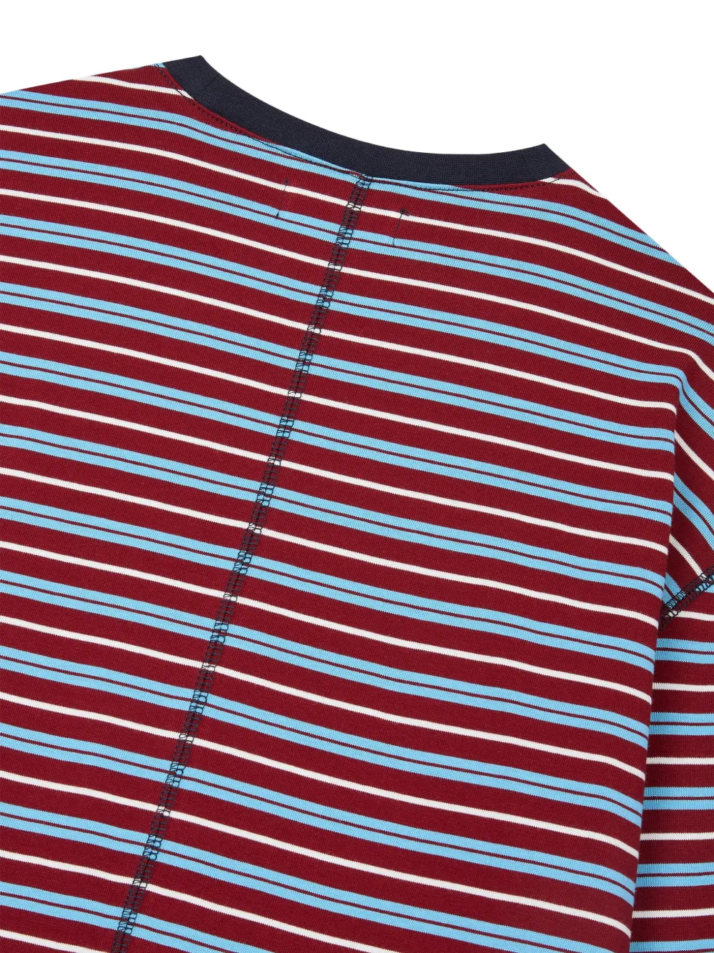 TOMBOY Gestreept T-shirt met lange mouwen Rood