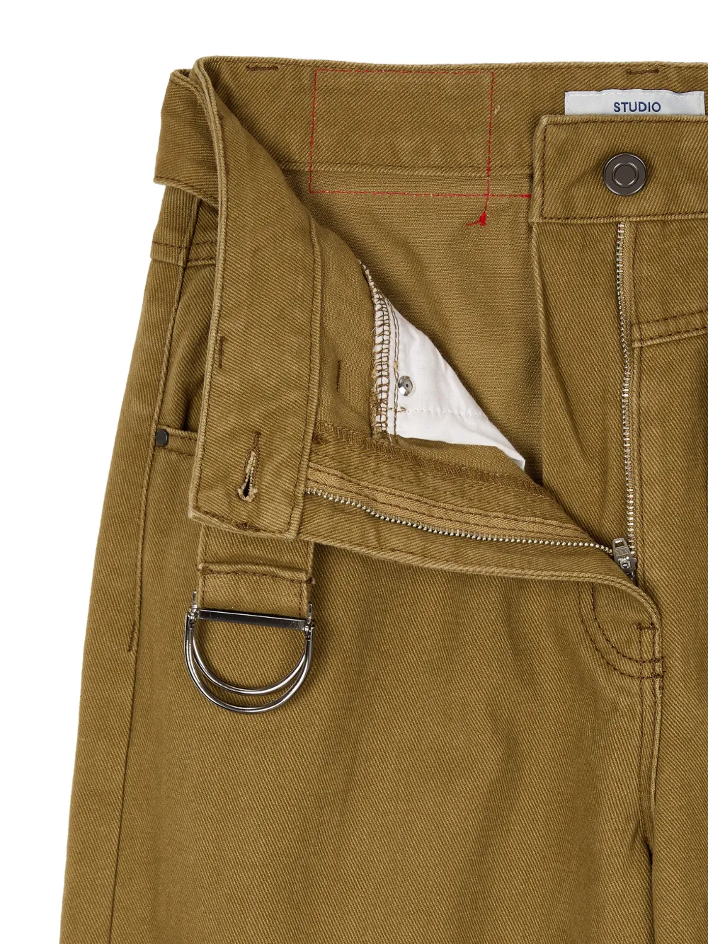 TOMBOY Jeans met wijde pijpen Beige