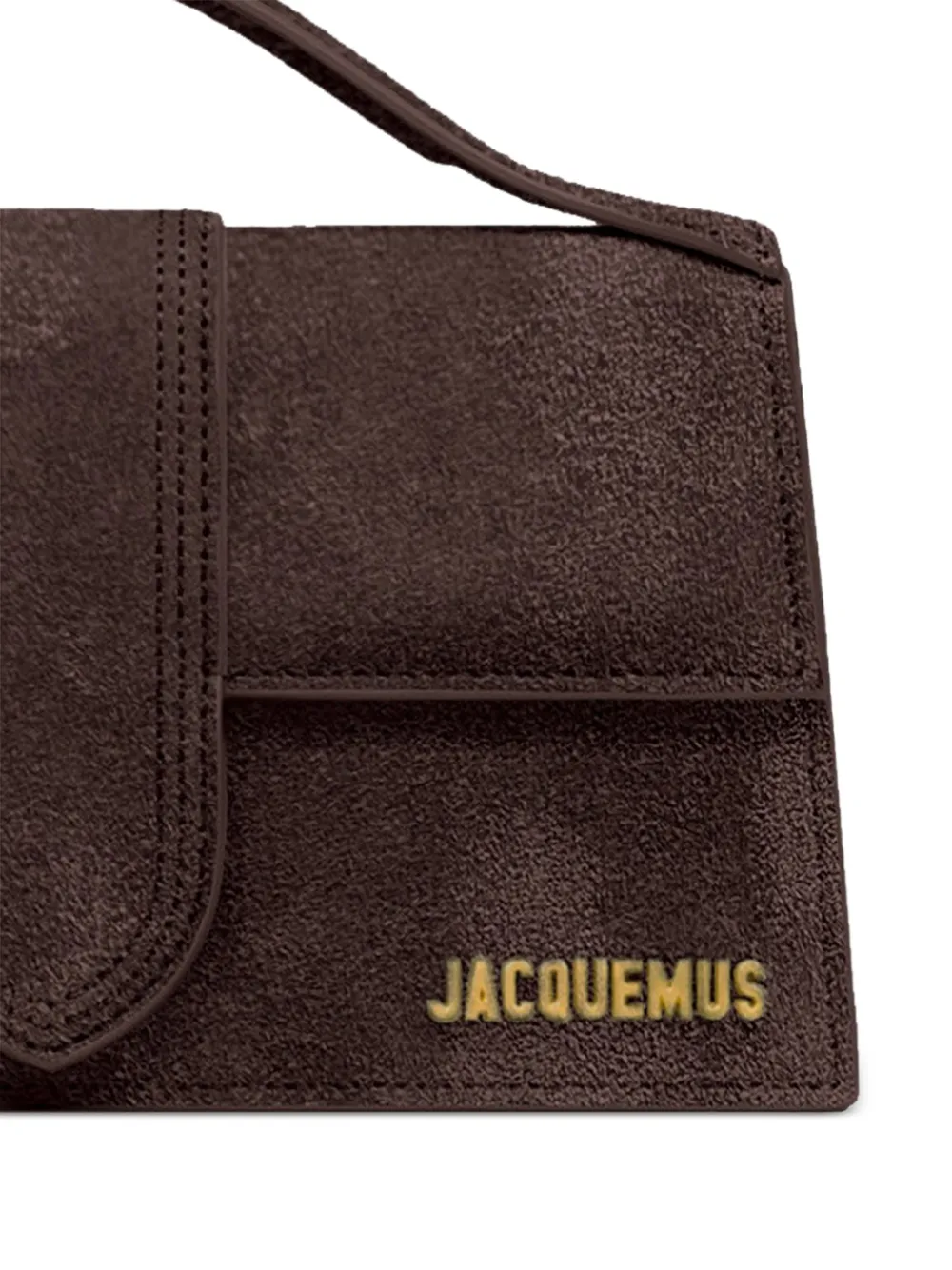 Jacquemus The large Bambino crossbody flap bag Bruin