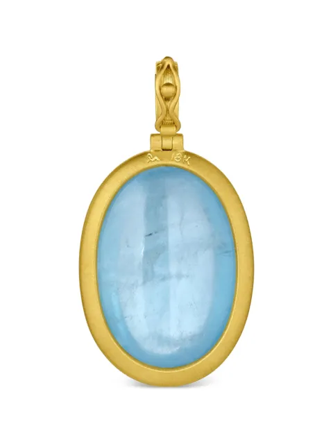 Leigh Maxwell aquamarine large pendant
