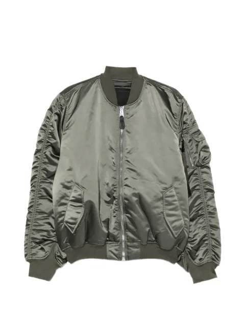 Alpha Industries ruched bomber jacket