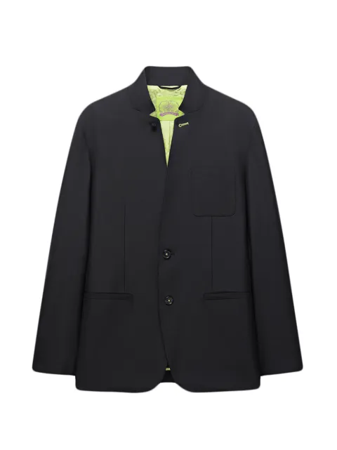 Shanghai Tang Heritage silk two-button blazer