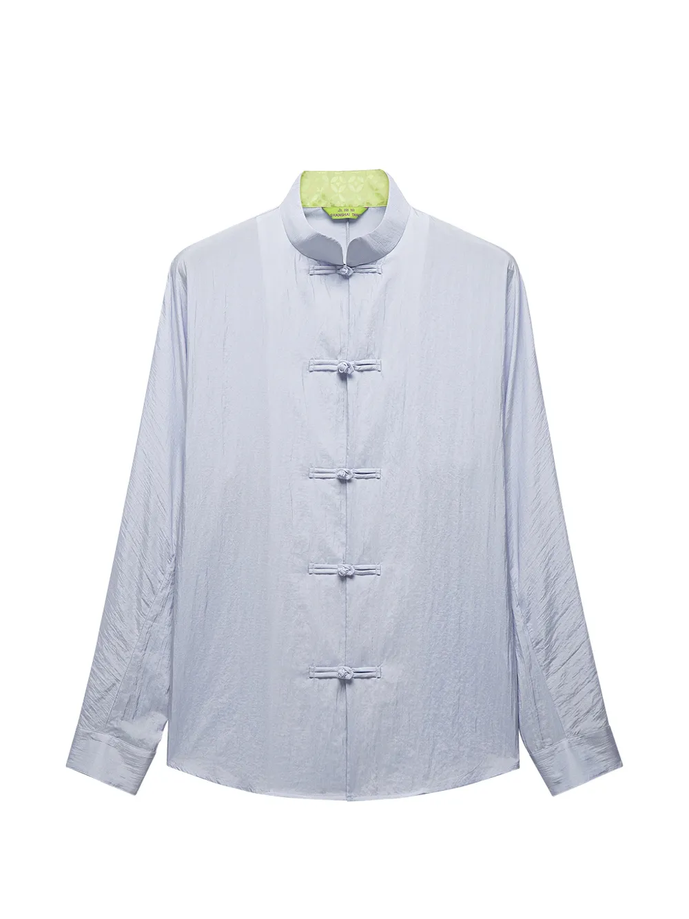 Shanghai Tang Fortune Tang Frog-fastening Shirt Jacket In Blue