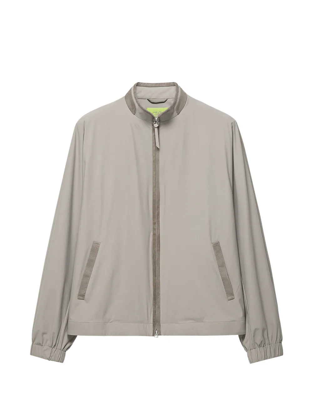 Shanghai Tang Mandarin zip-up high-neck jacket - Toni neutri