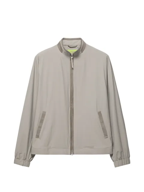 Shanghai Tang Mandarin zip-up high-neck jacket