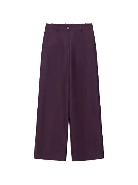 Shanghai Tang flared-leg trousers