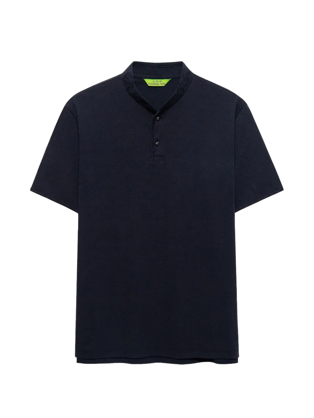 Shanghai Tang Fortune Mandarin-collar polo shirt