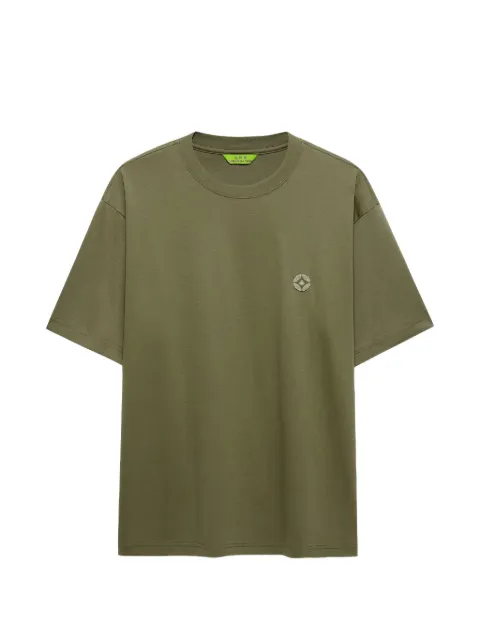 Shanghai Tang Fortune logo-patch T-shirt