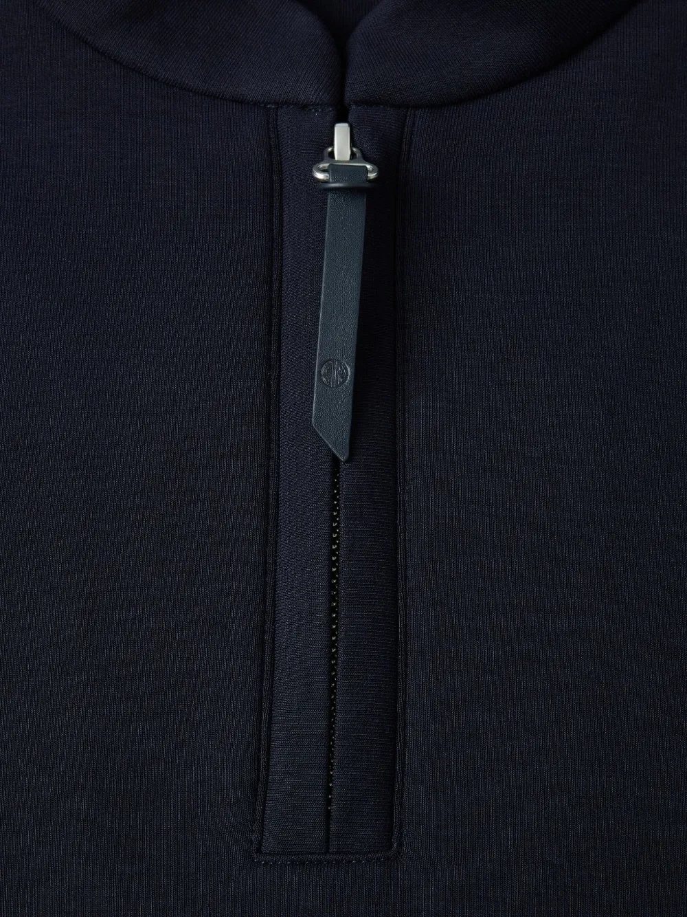 Shanghai Tang Sweater met halve rits Blauw