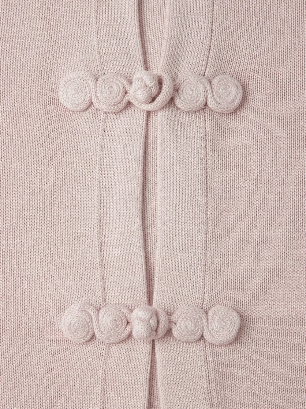 Shanghai Tang Zijden vest met kikkersluiting Roze