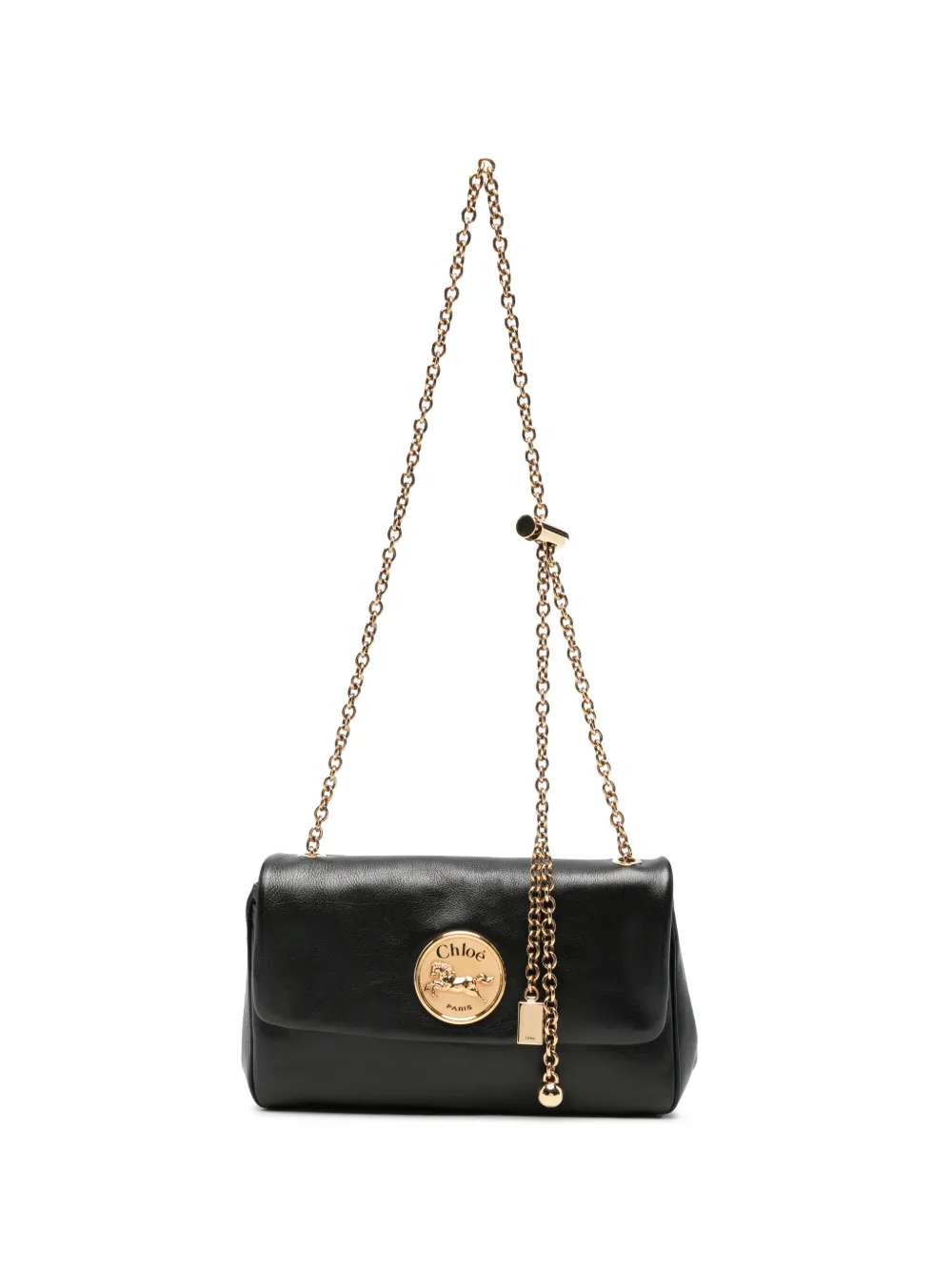 Chloé medium Heritage grained leather cross body bag - Nero