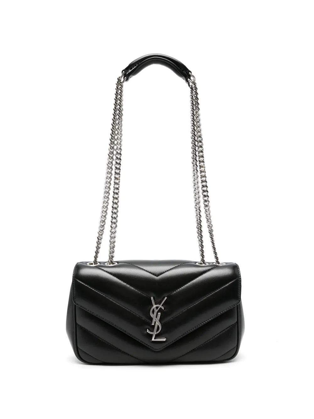 Saint Laurent small Loulou matelassé shoulder bag - Nero