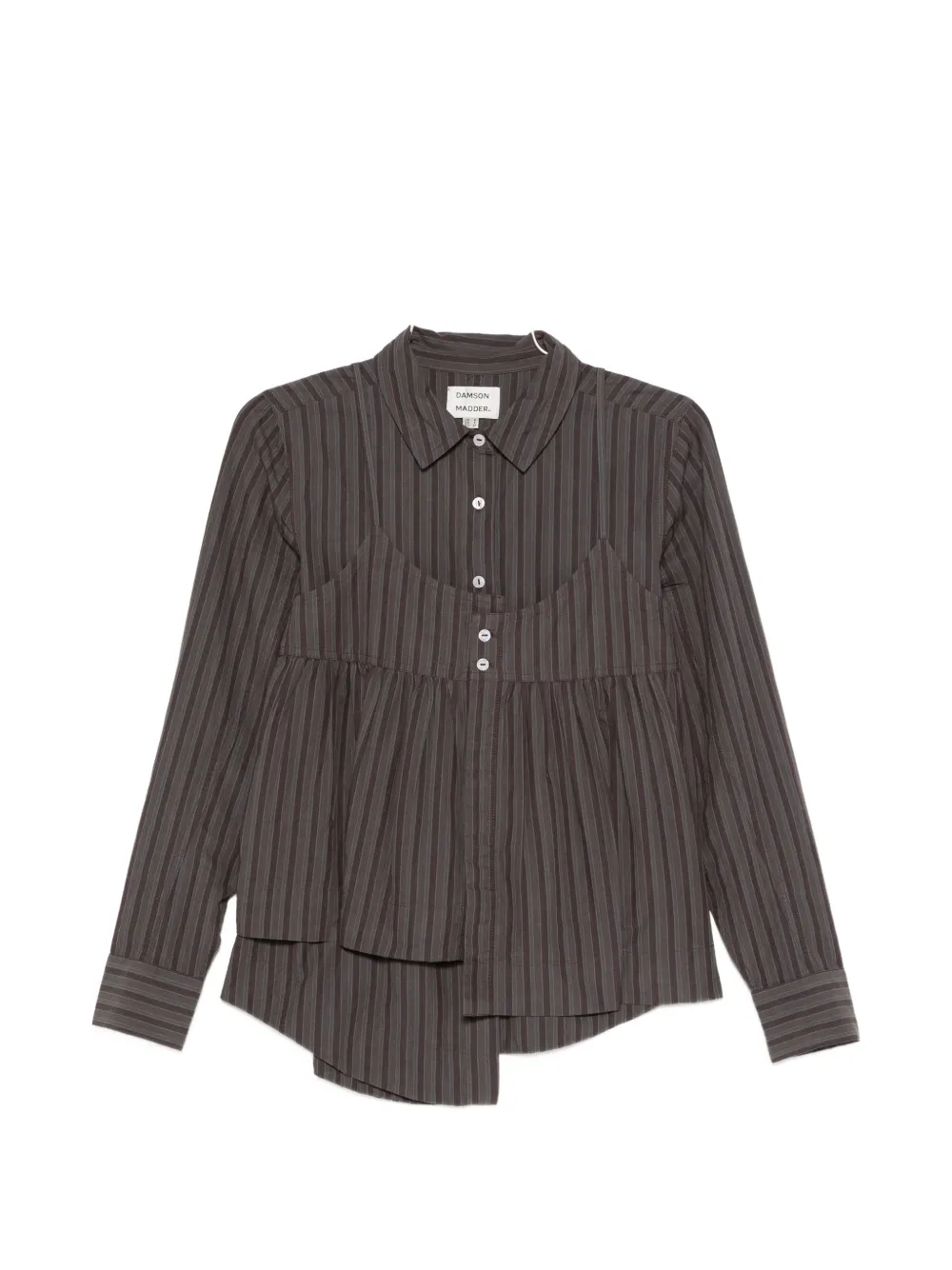 DAMSON MADDER Indie double-layer shirt - Braun