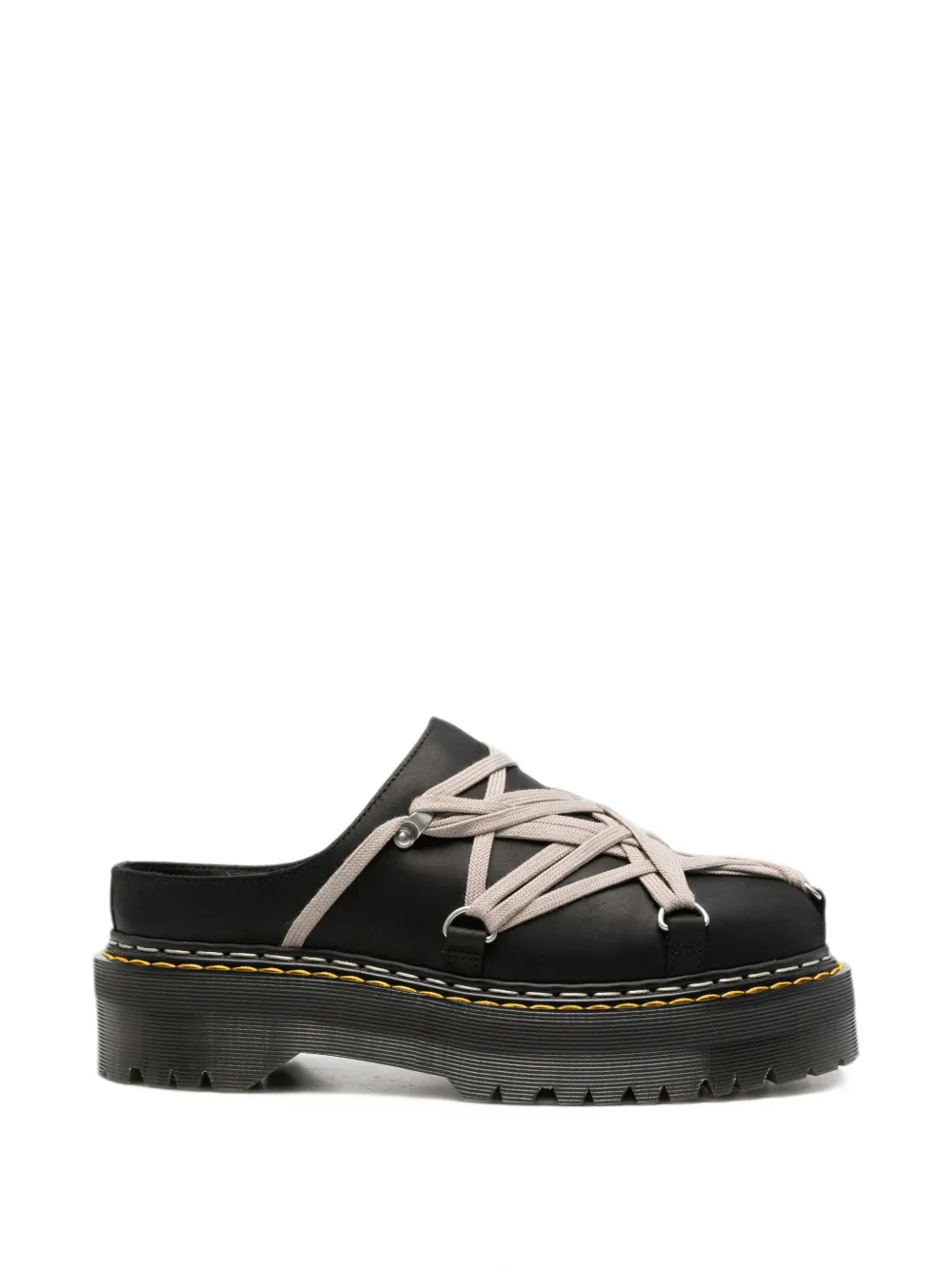 Rick Owens x Dr. Martens Megalace mules - Nero