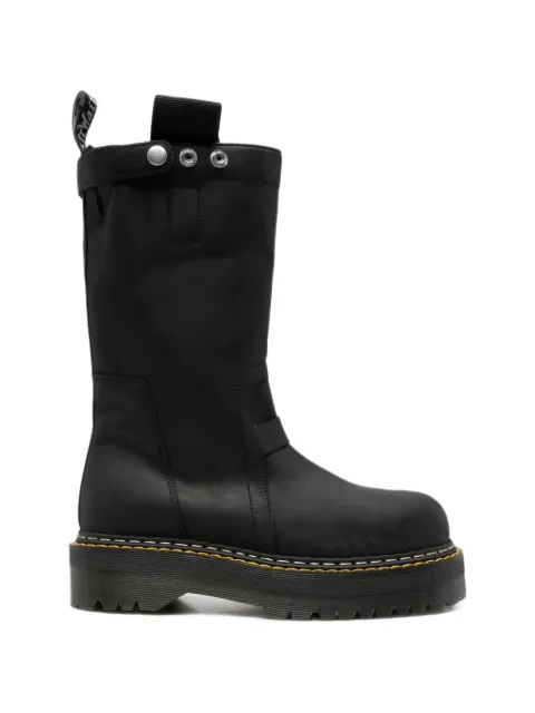 Rick Owens Dr. Martens platform pull-on biker boots