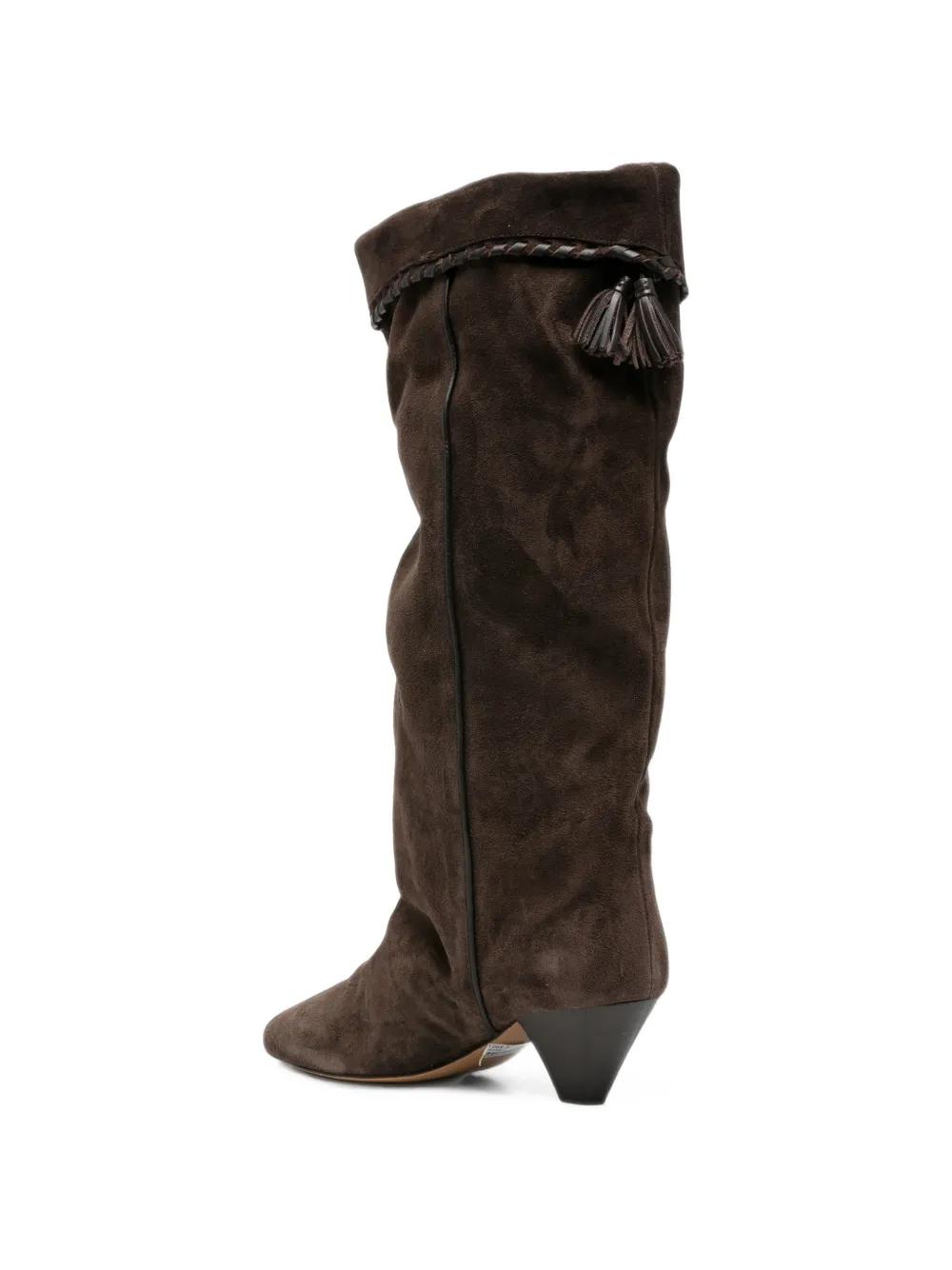 ISABEL MARANT tassel-embellished suede boots Bruin