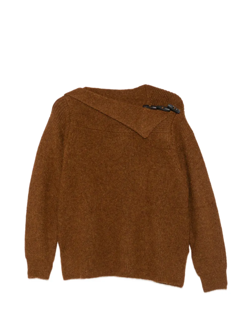 ISABEL MARANT Maglione Thais con alamari - Marrone