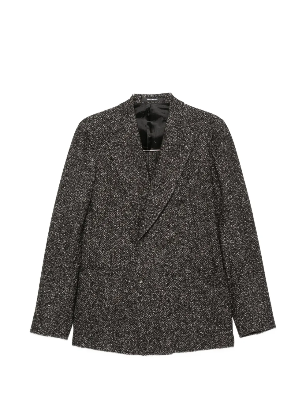 Tagliatore double-breasted tweed jacket - Grigio