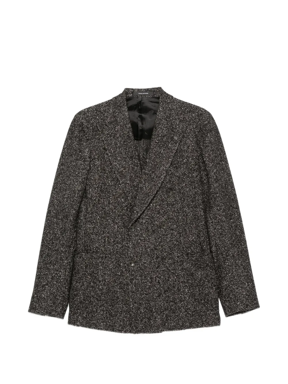 Tagliatore double-breasted tweed jacket - Grigio
