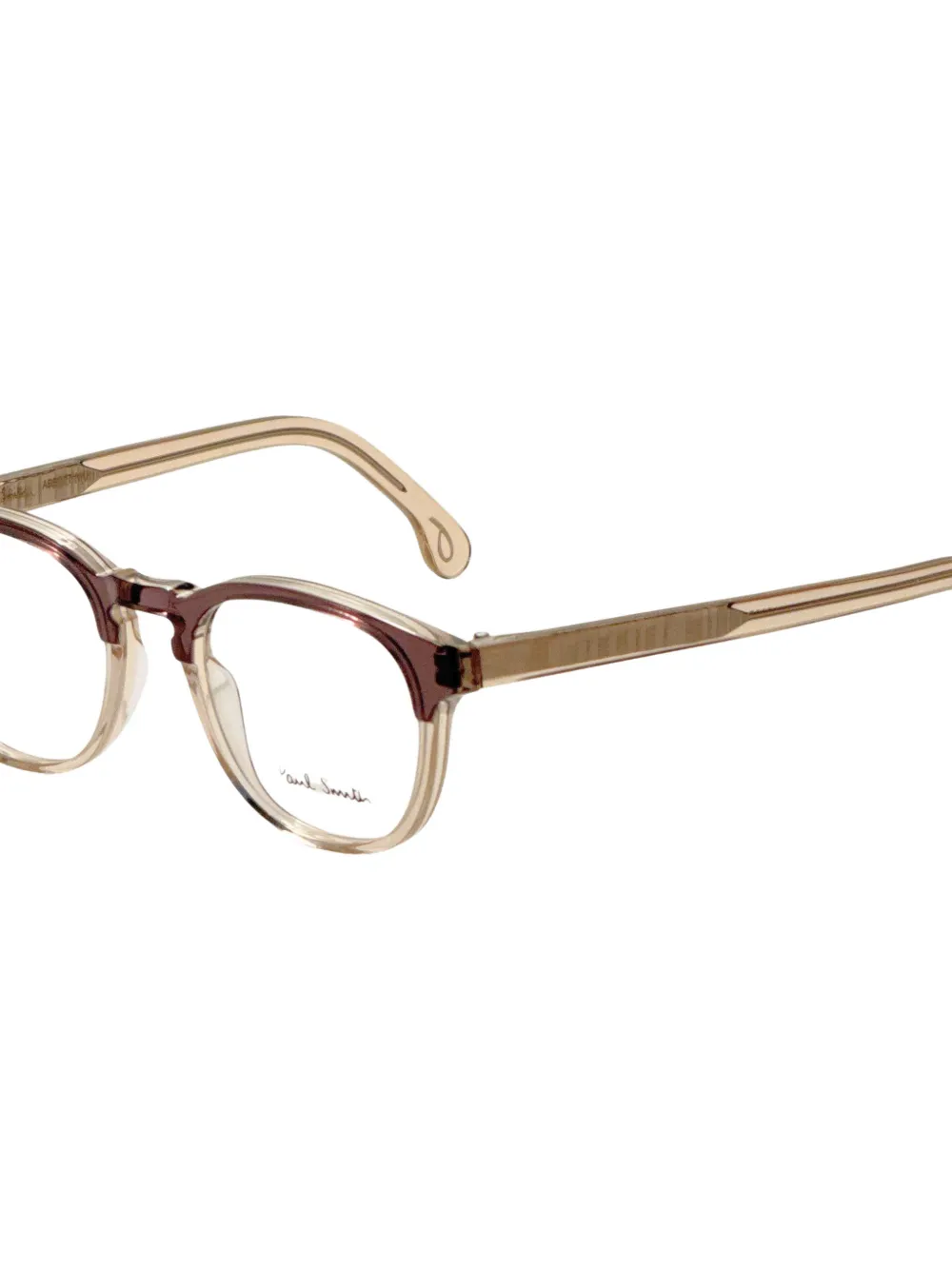 Paul Smith Abbott square-frame glasses Bruin
