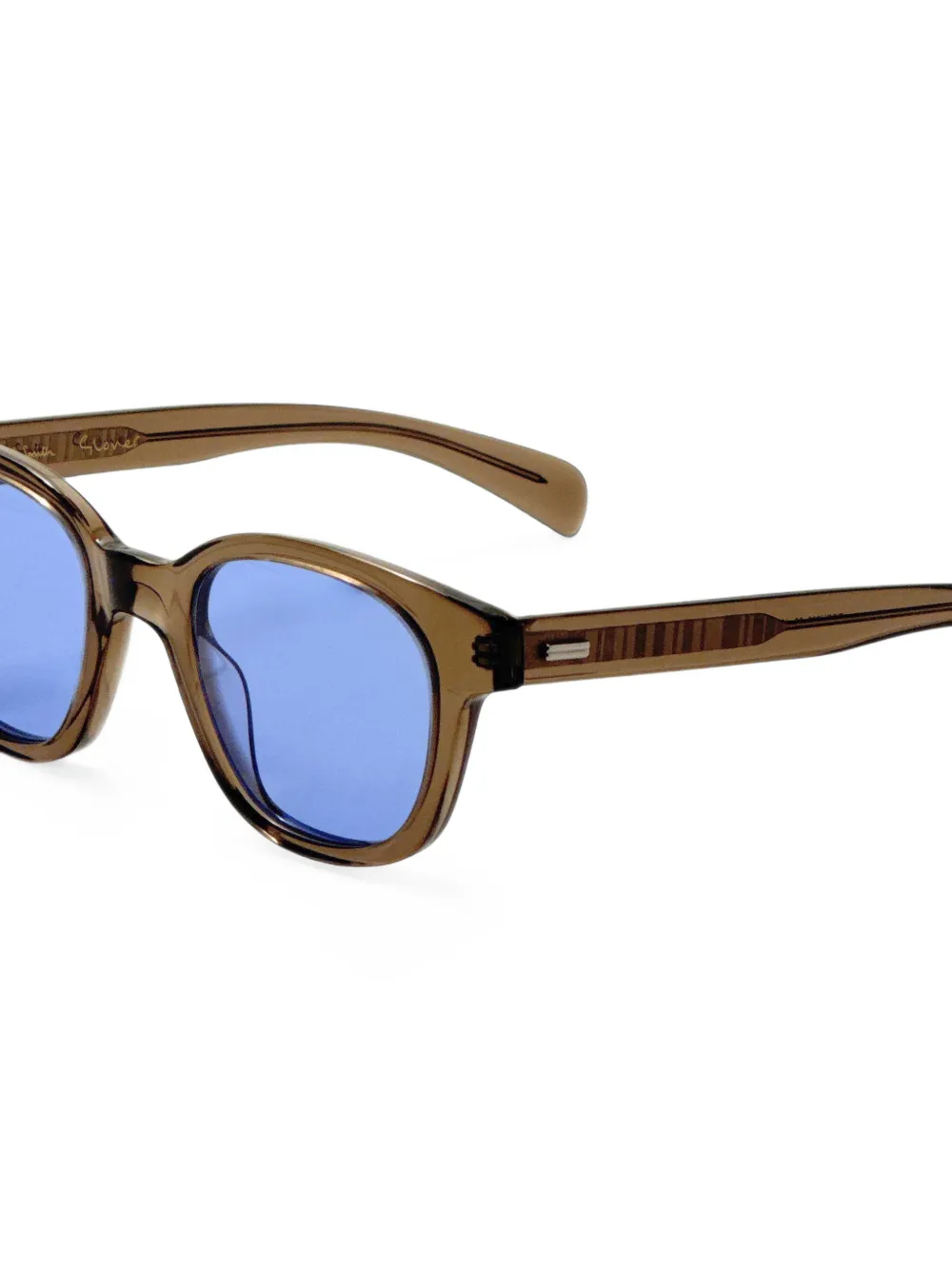 Paul Smith Glover zonnebril met vierkant montuur Bruin