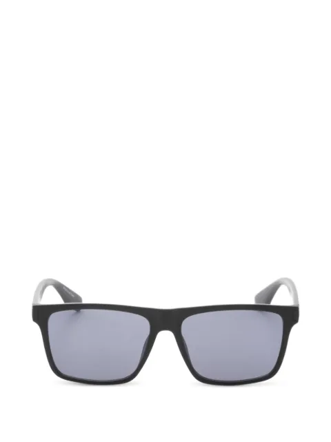 Calvin Klein matte rectangle-frame sunglasses