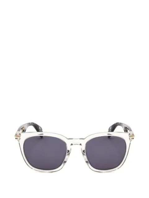 rag & bone lentes de sol con armazón cuadrada estilo carey