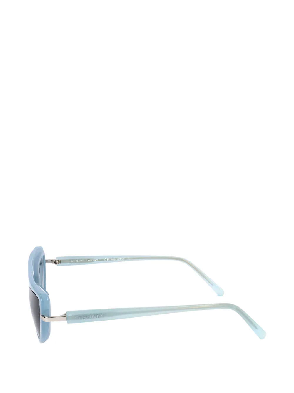 Calvin Klein Cat-eye Sunglasses in Blue, view 3