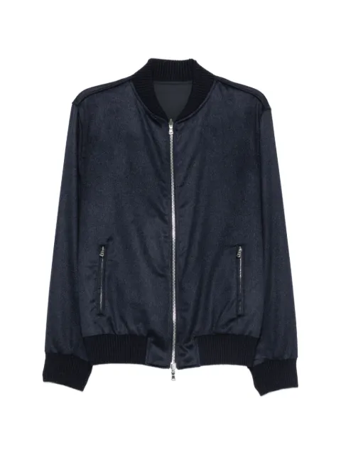 Barba zip-up bomber jacket