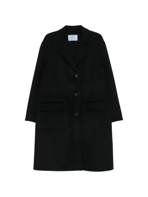 Prada single-breasted notched-lapels coat