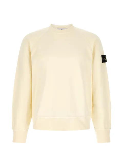 Stone Island 6100008 organic cotton fleece sweatshirt