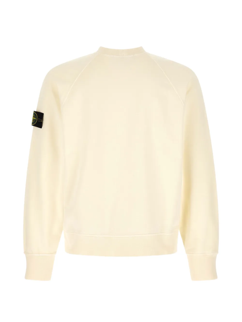 Stone Island 6100008 fleece sweater van biologisch katoen Beige