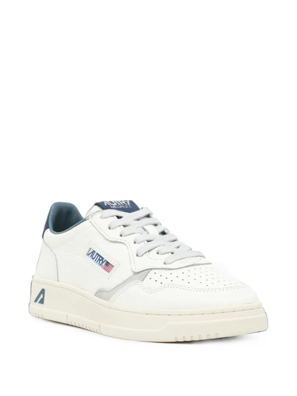 Autry Medalist panelled sneakers Beige