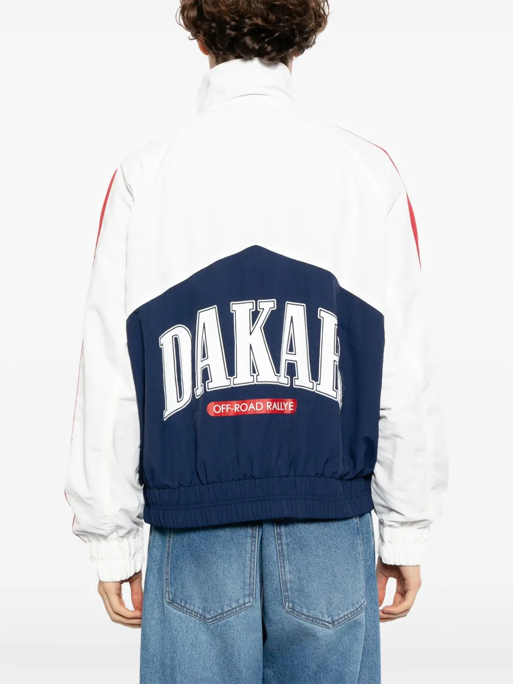 RHUDE Dakar off-road jack met vlakken Wit