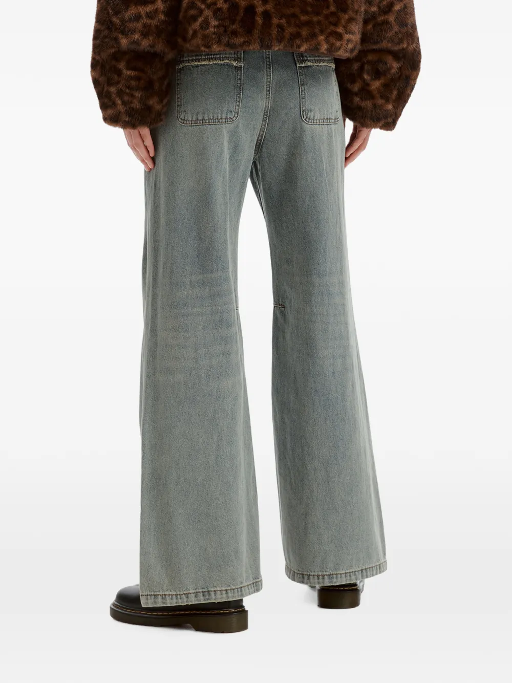 izzue Gerafelde jeans Blauw