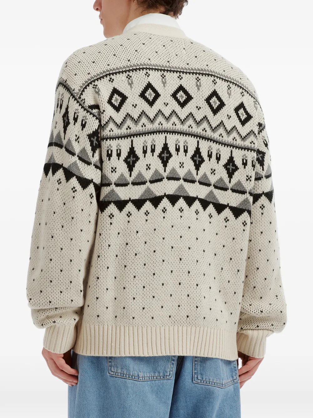 CHOCOOLATE Gebreid vest met V-hals Beige