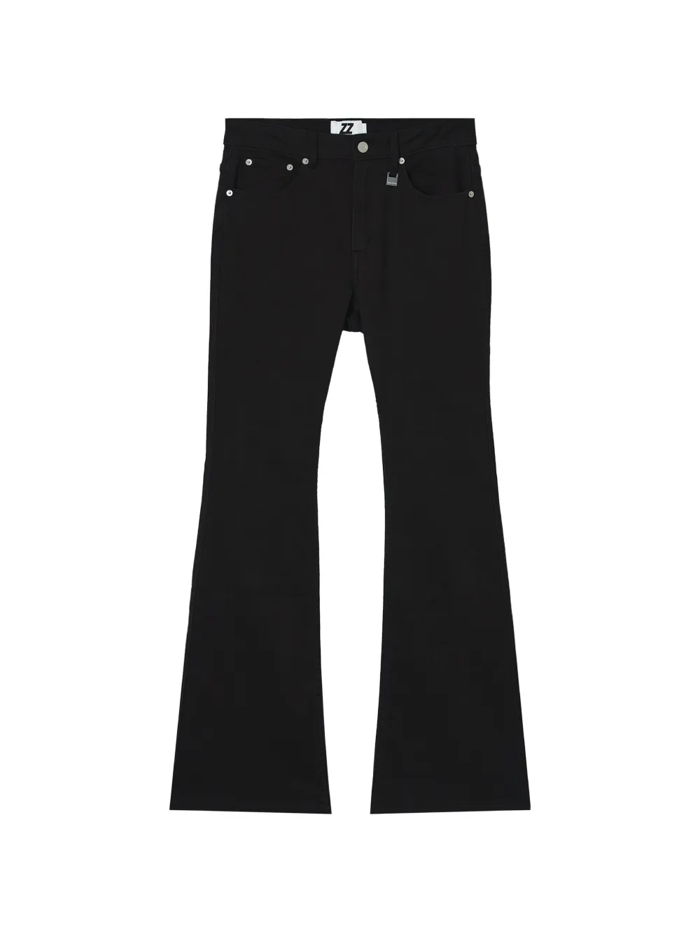 izzue flared trousers - Nero