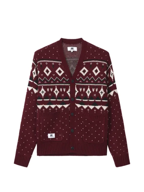 CHOCOOLATE fair isle-knit cardigan