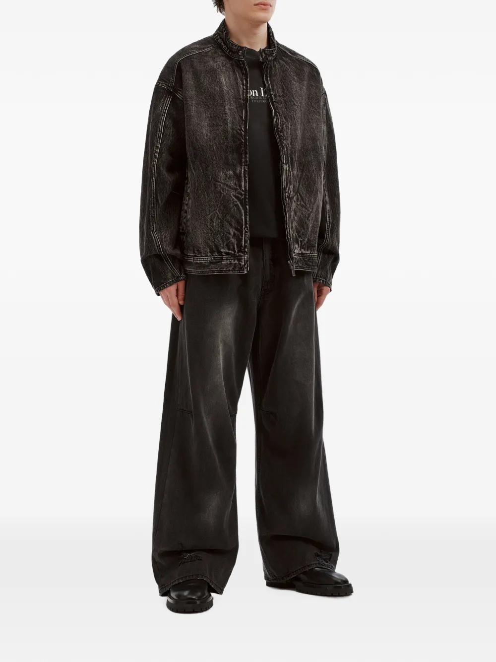 izzue Denim jack Zwart