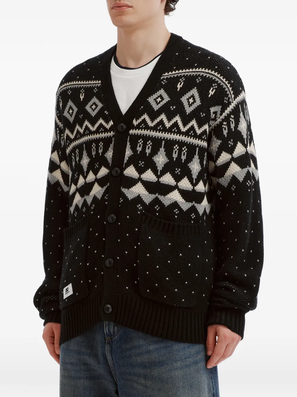 CHOCOOLATE Gebreid vest Zwart