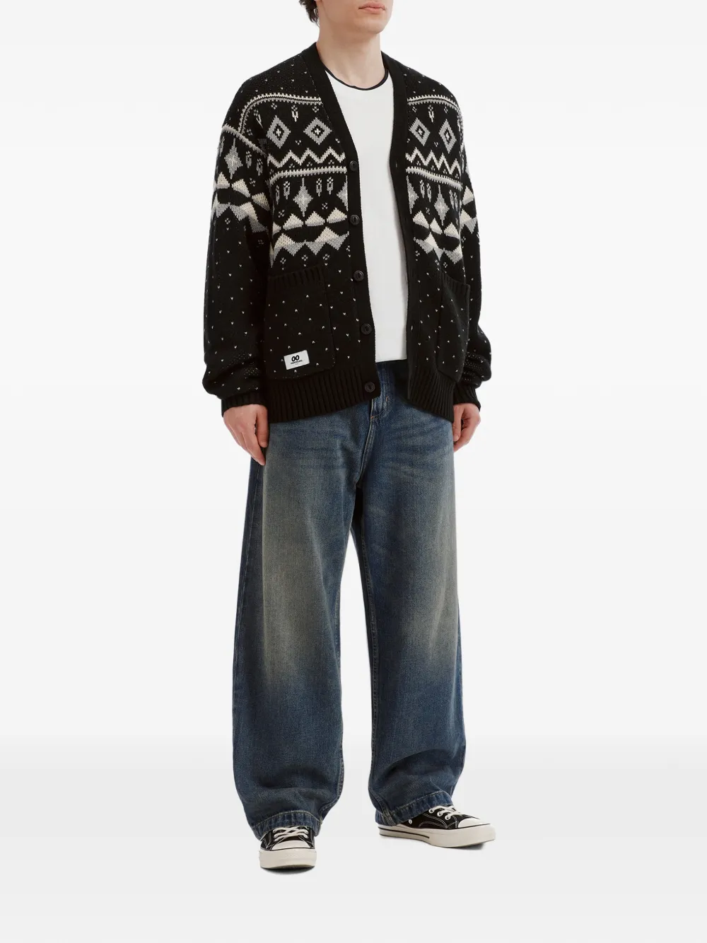 CHOCOOLATE Gebreid vest Zwart