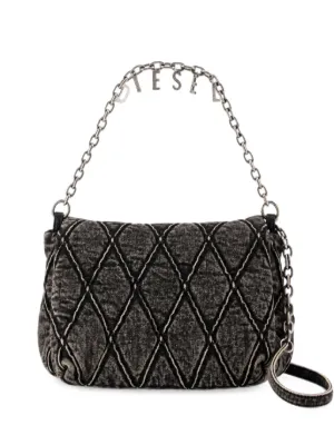 Diesel Charm-D Denim Shoulder Bag | Blue | FARFETCH