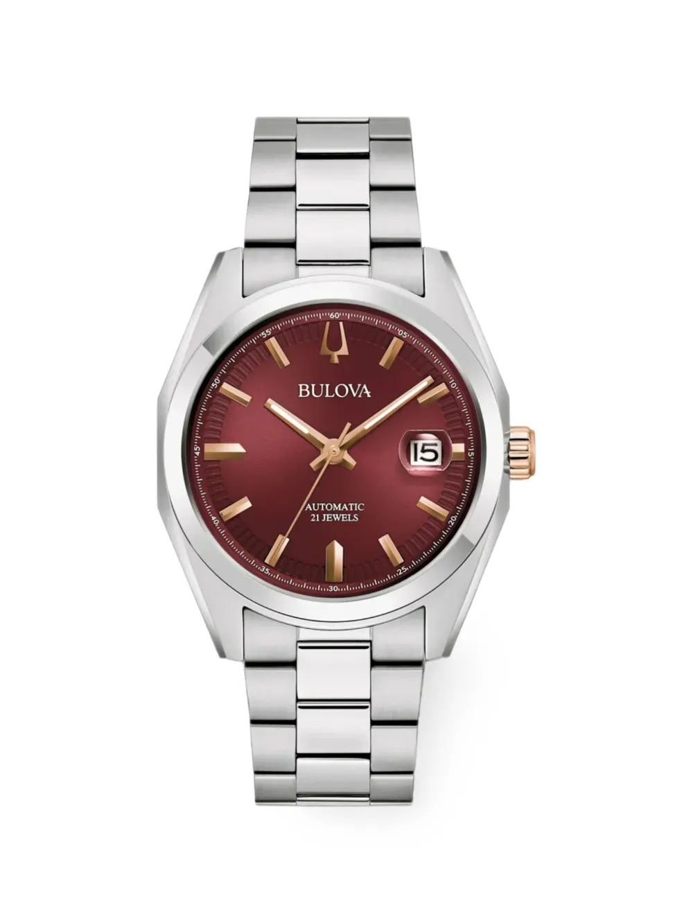 Bulova Surveyor Mecha Classic 39mm watch - Rosso
