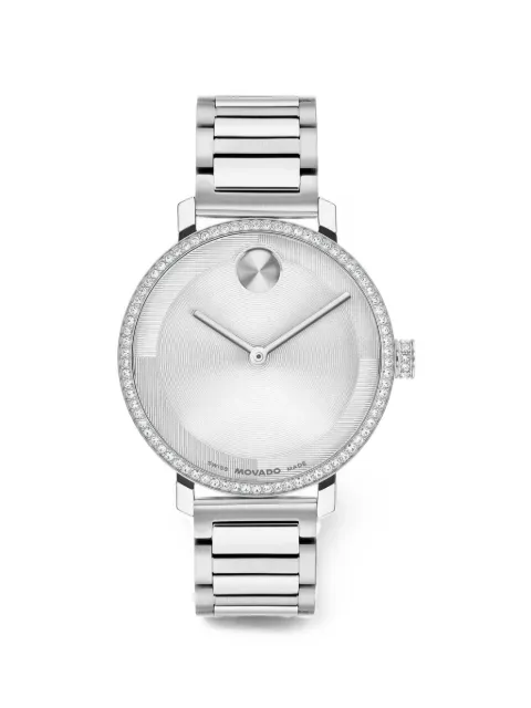 Movado Bold Evolution 2.0  crystal-embellished 34mm watch